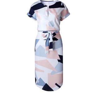 Long patterned dress